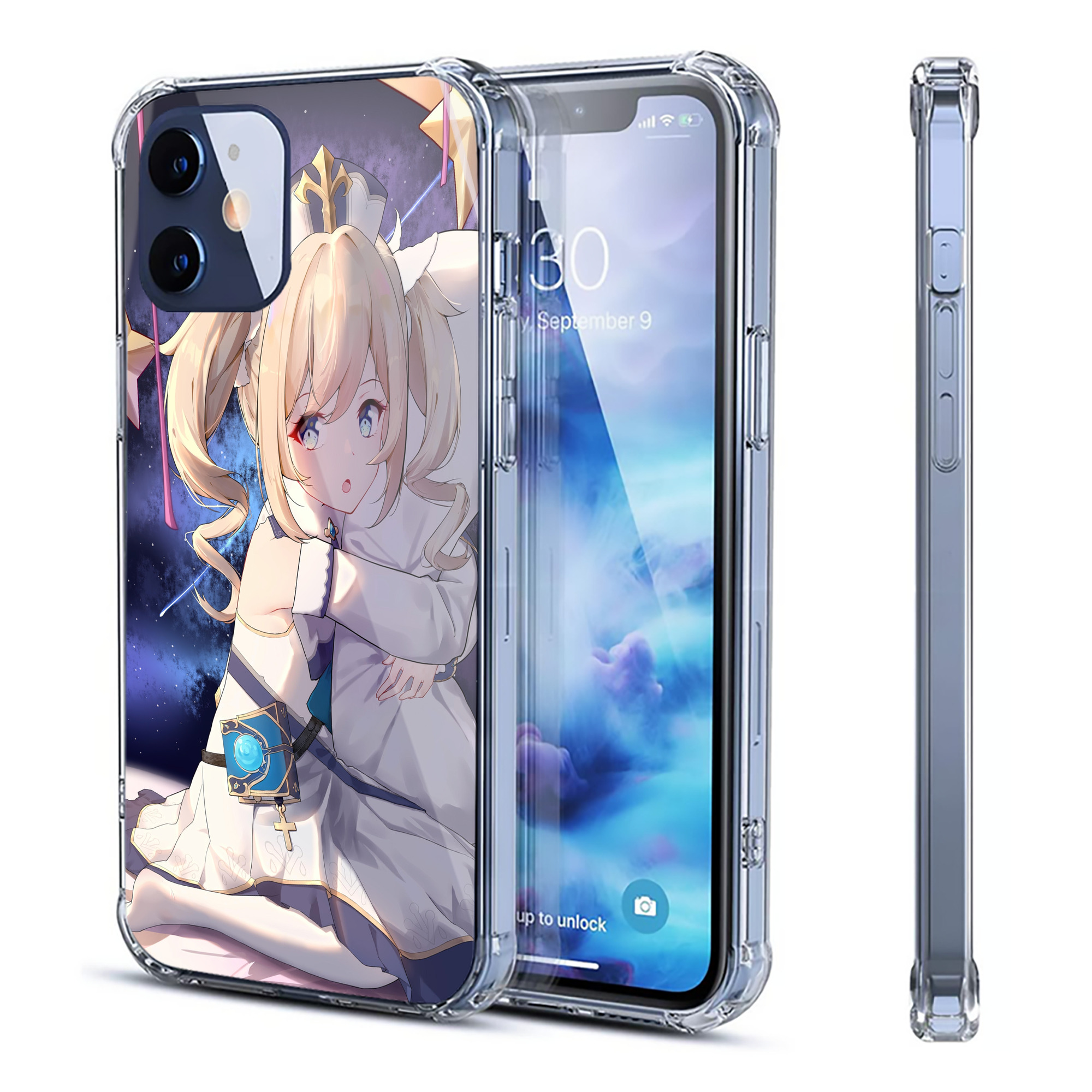げんし神 genshin 【iPhone 12シリーズ対応】透明スマホケース（クリアソフトケース）
